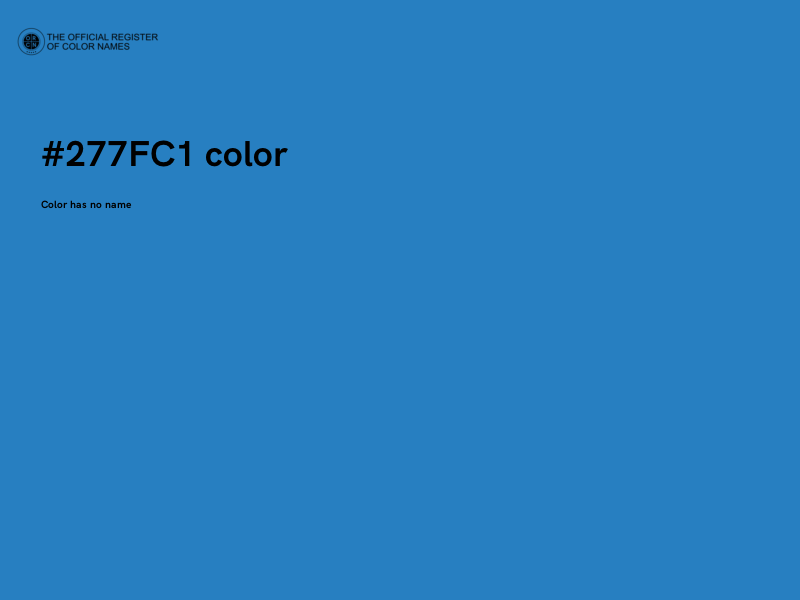 #277FC1 color image