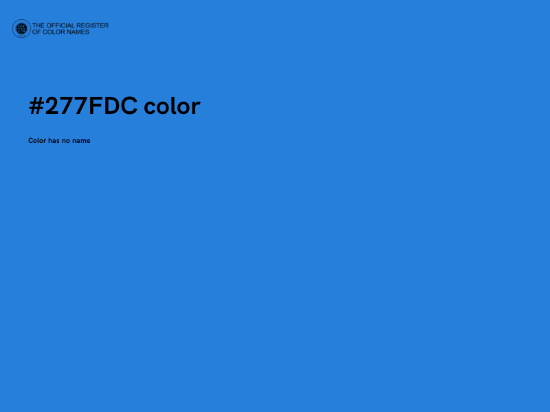 #277FDC color image