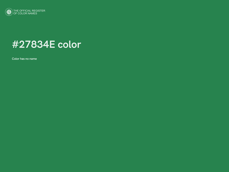 #27834E color image