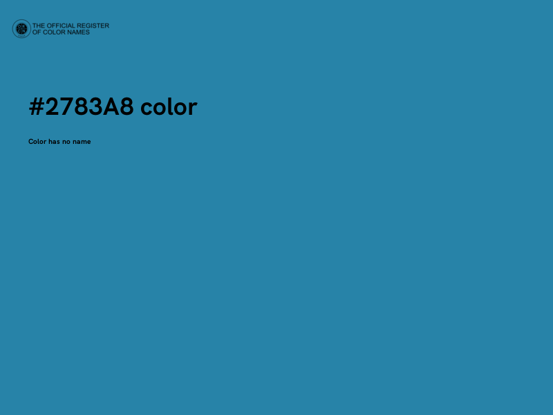 #2783A8 color image
