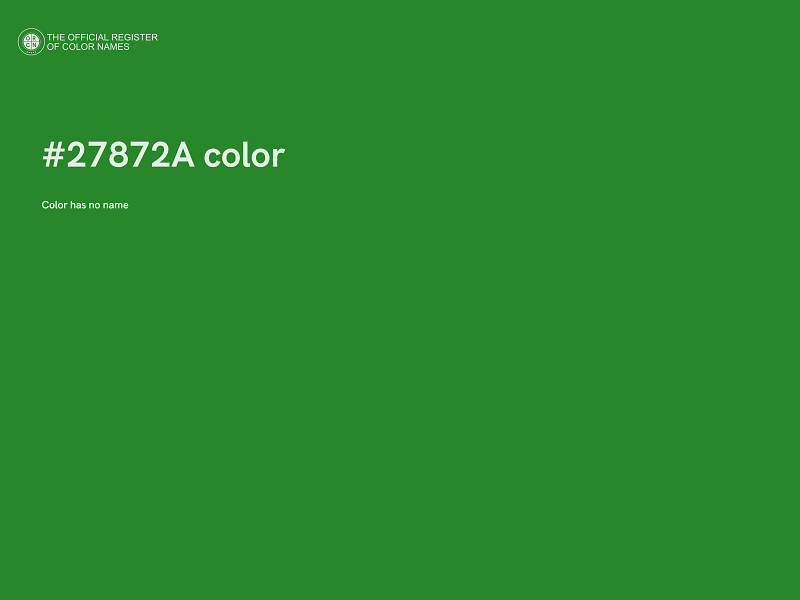 #27872A color image