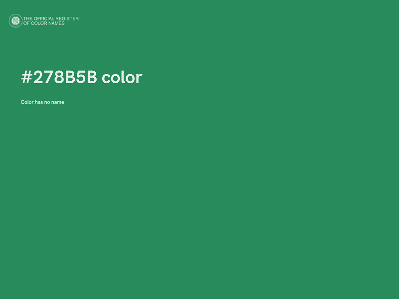 #278B5B color image