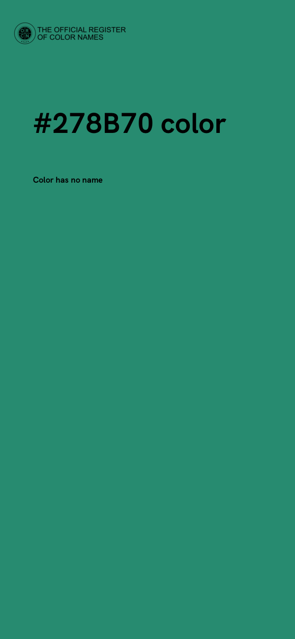 #278B70 color image