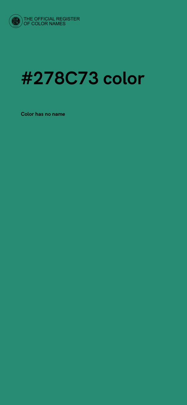 #278C73 color image