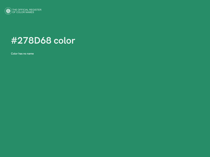 #278D68 color image