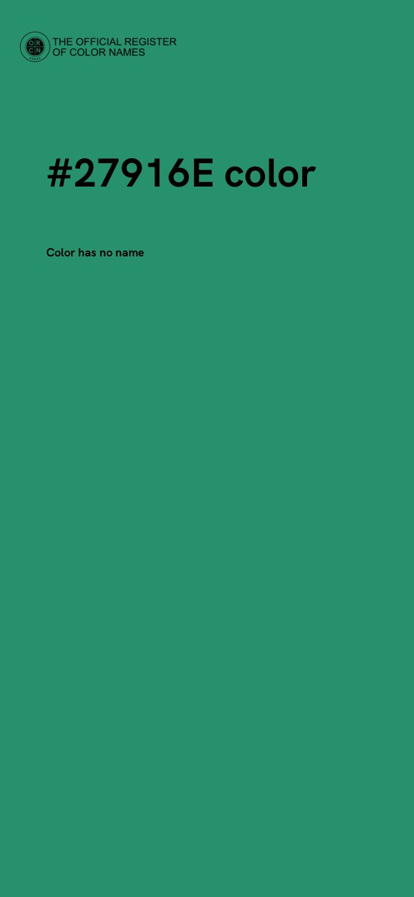 #27916E color image
