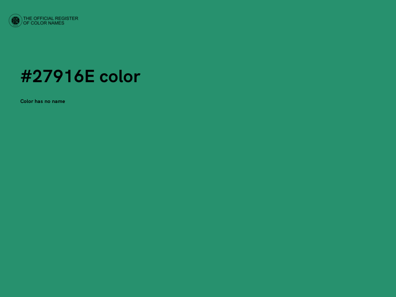 #27916E color image