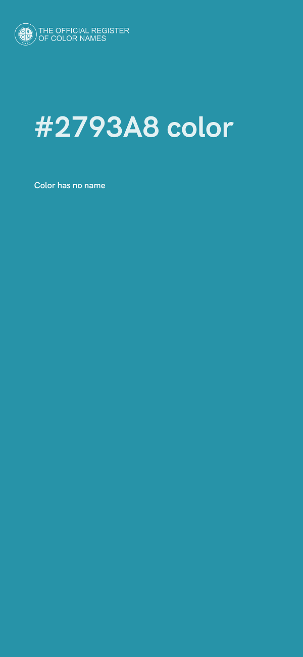 #2793A8 color image