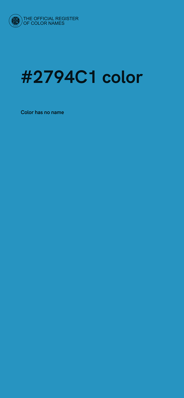 #2794C1 color image