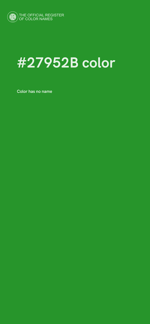 #27952B color image