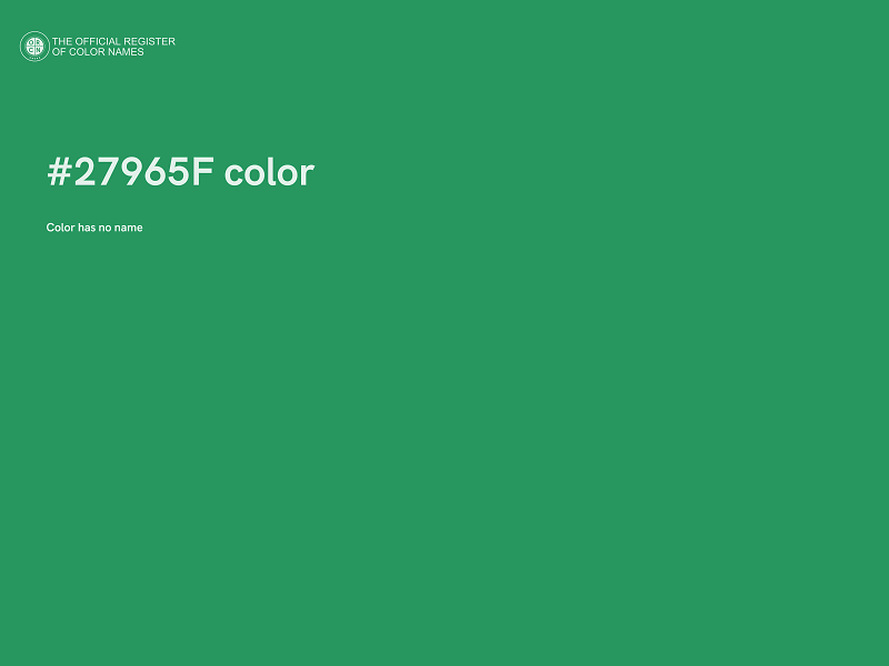 #27965F color image