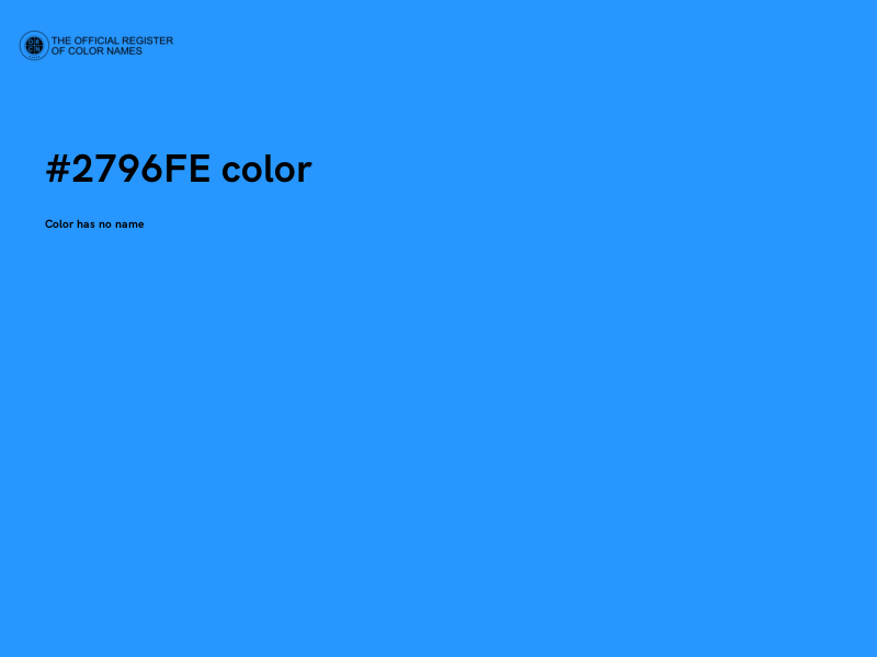 #2796FE color image