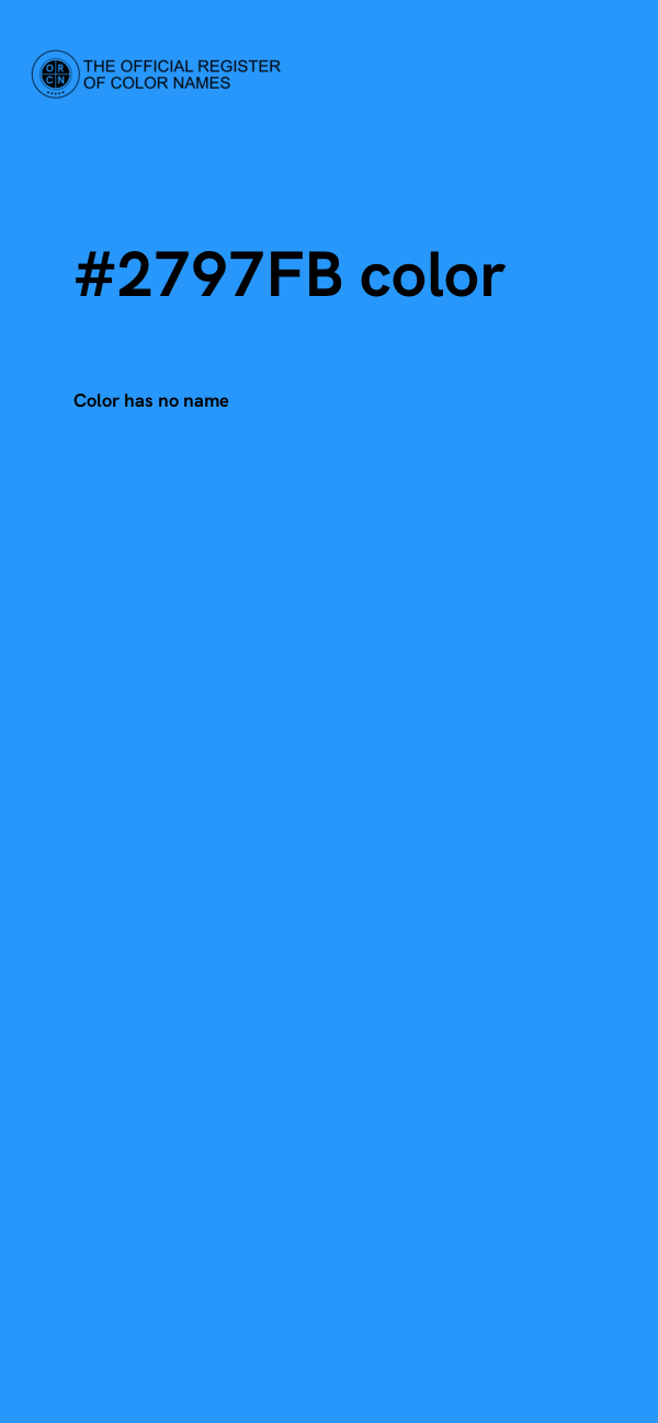 #2797FB color image