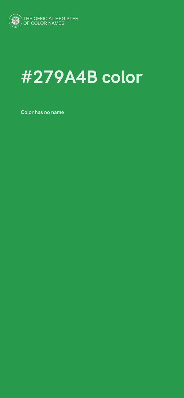 #279A4B color image