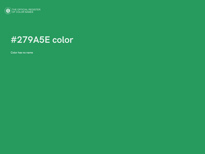 #279A5E color image