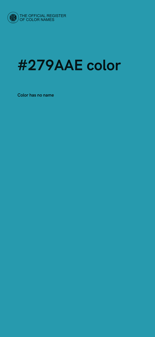 #279AAE color image