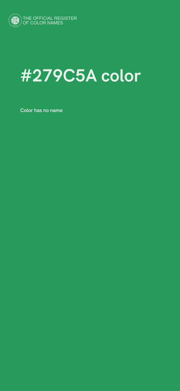 #279C5A color image