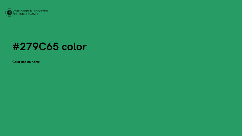 #279C65 color image