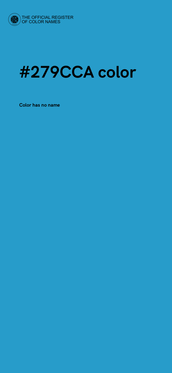 #279CCA color image