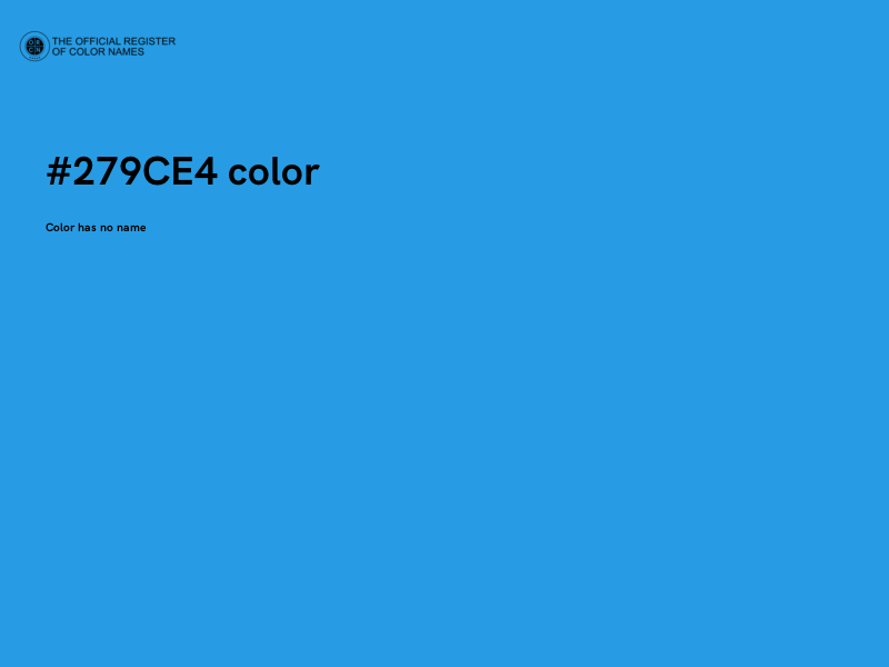 #279CE4 color image