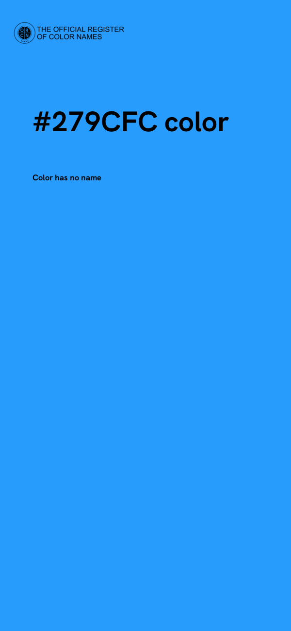 #279CFC color image