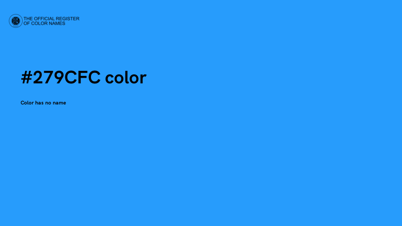 #279CFC color image