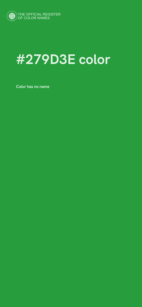 #279D3E color image