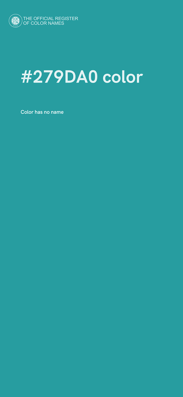 #279DA0 color image