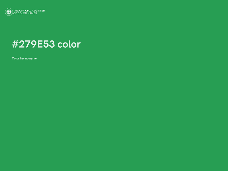 #279E53 color image