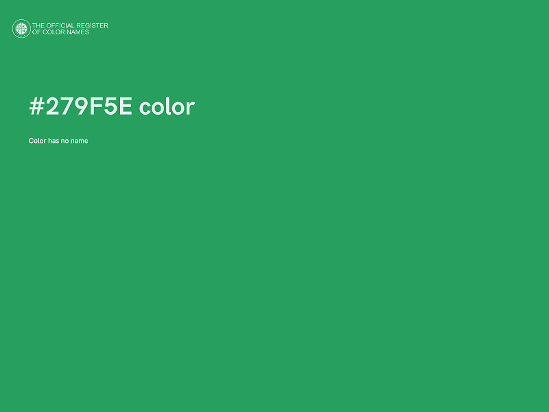 #279F5E color image