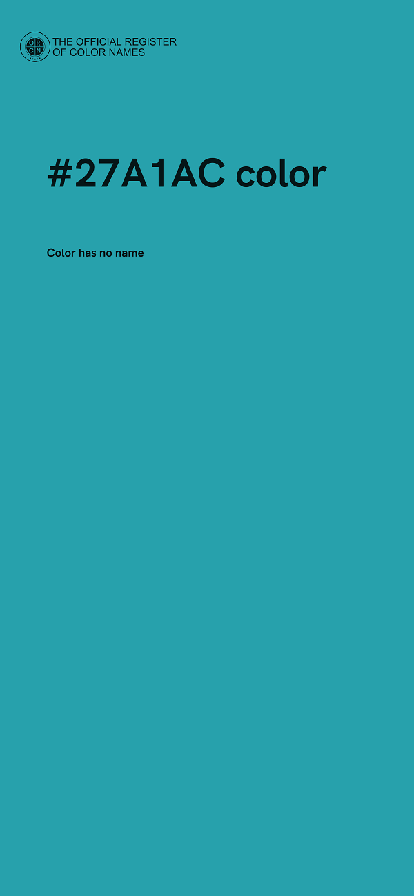 #27A1AC color image