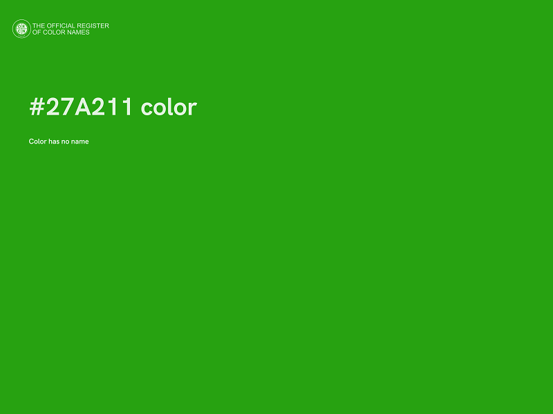 #27A211 color image