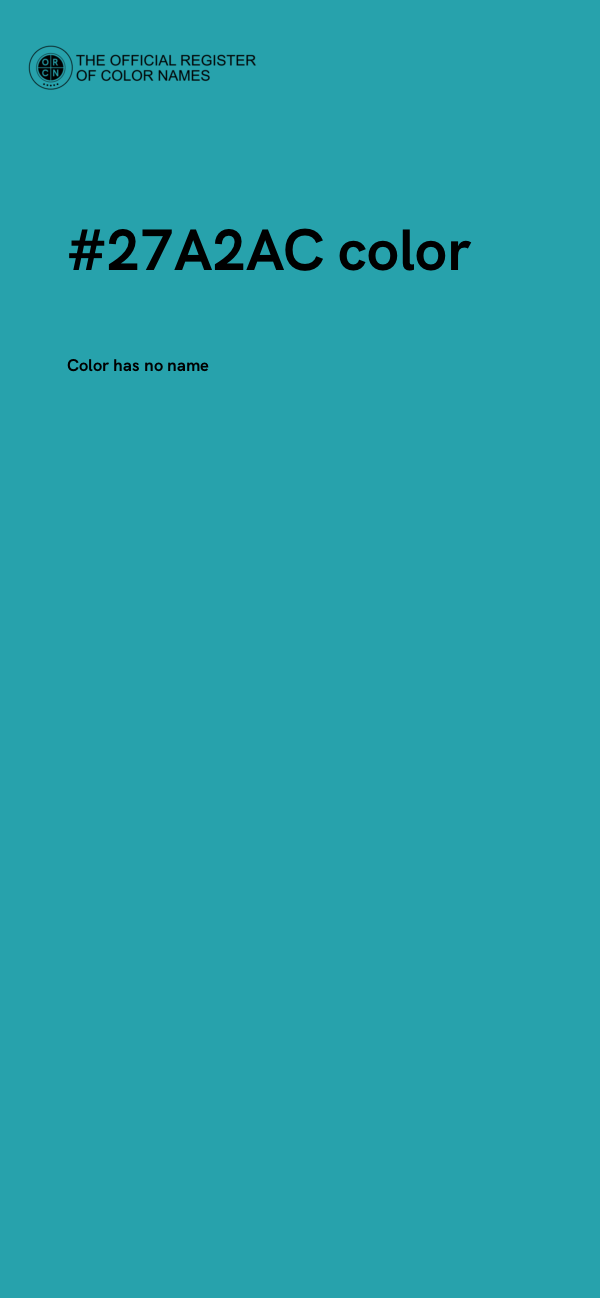 #27A2AC color image