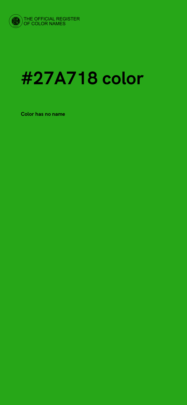 #27A718 color image