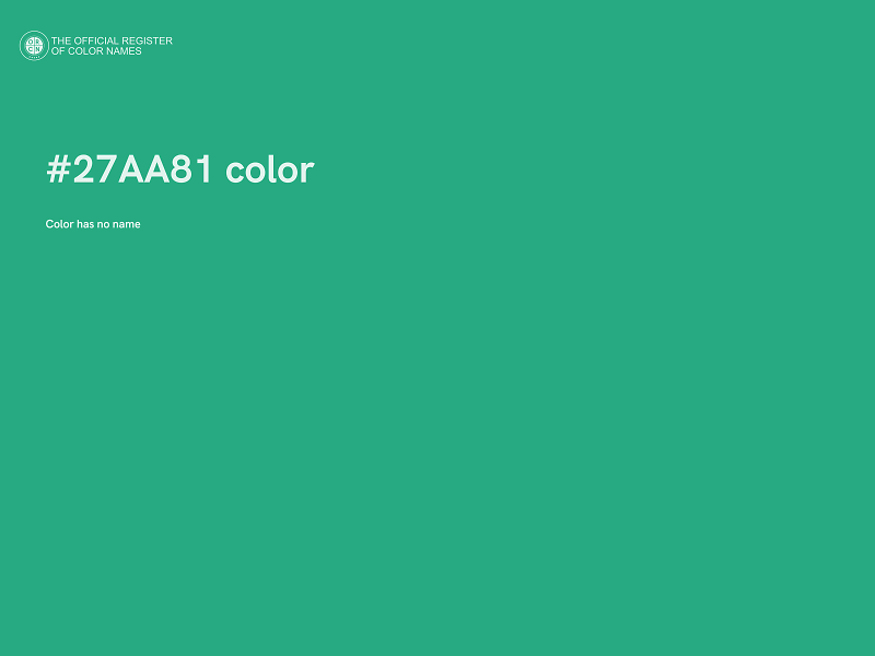 #27AA81 color image