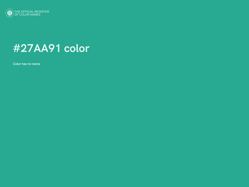 #27AA91 color image