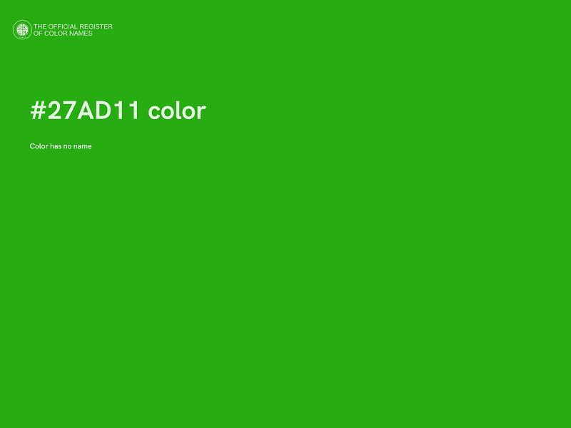 #27AD11 color image