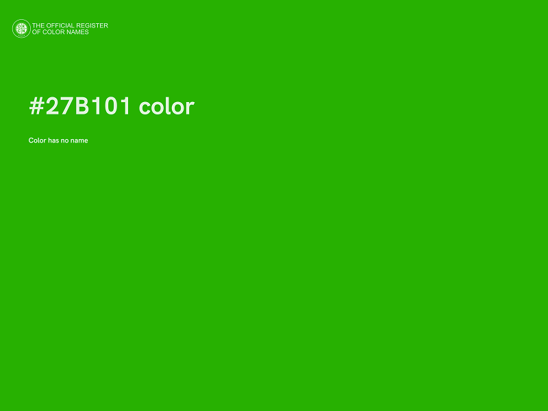 #27B101 color image