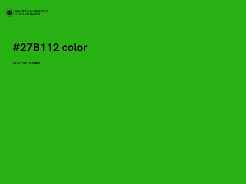 #27B112 color image