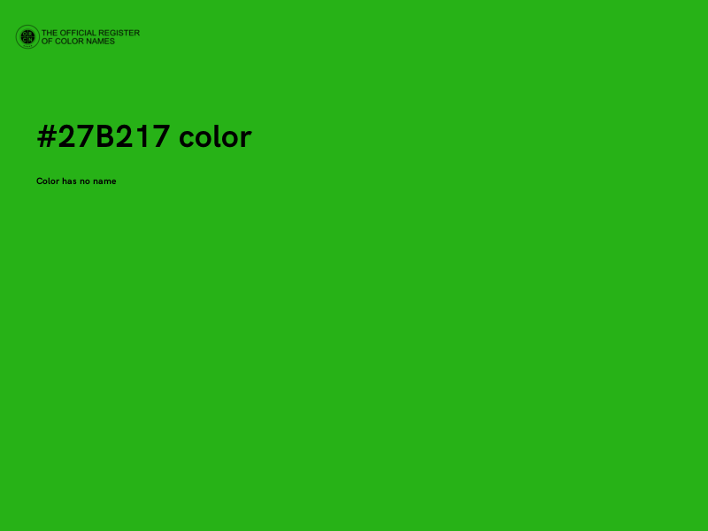 #27B217 color image