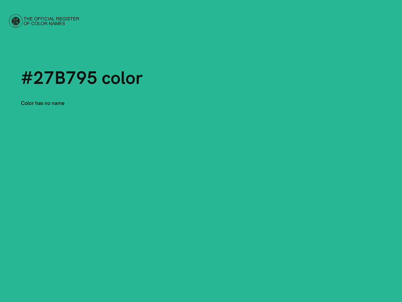 #27B795 color image