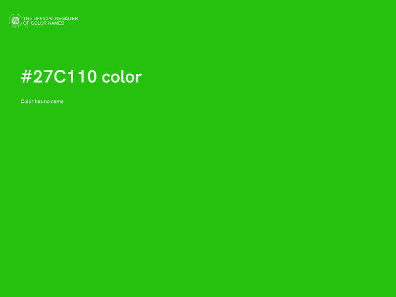 #27C110 color image