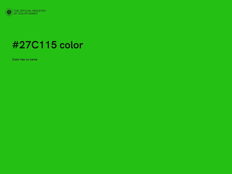 #27C115 color image