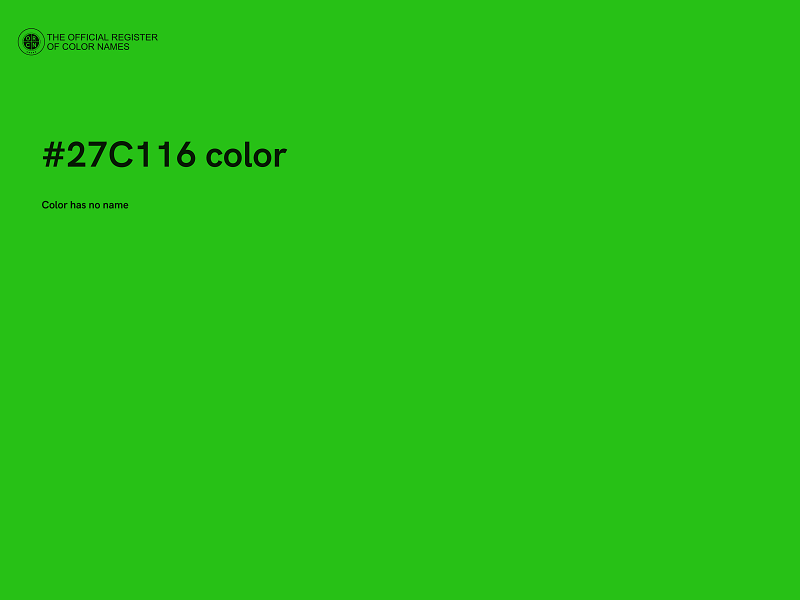 #27C116 color image
