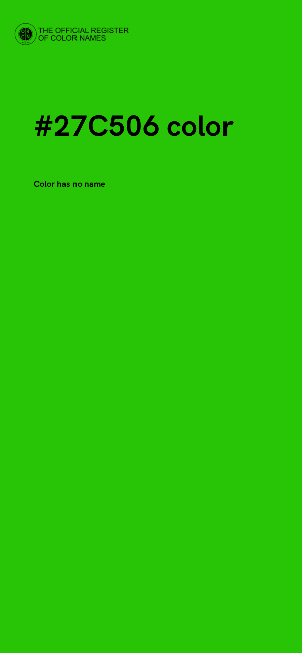 #27C506 color image