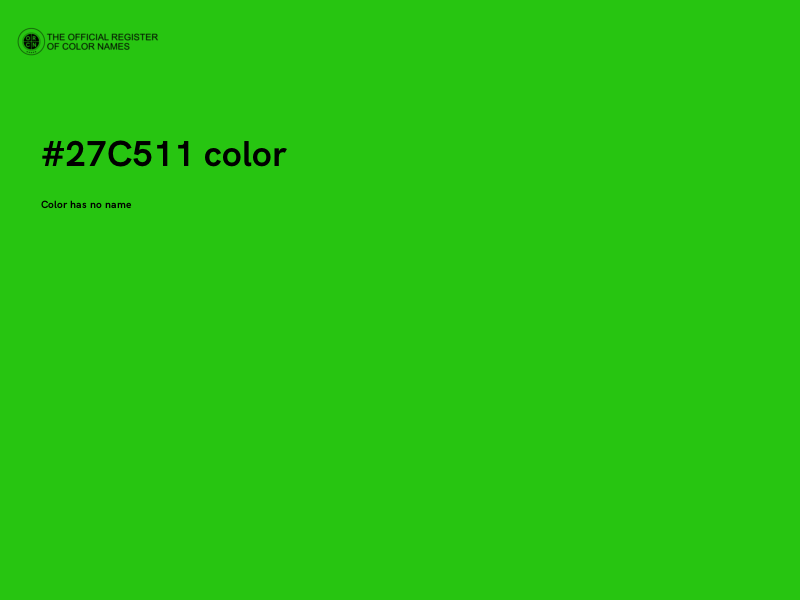 #27C511 color image