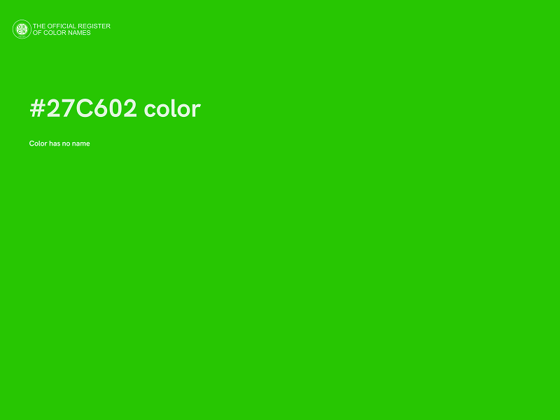 #27C602 color image
