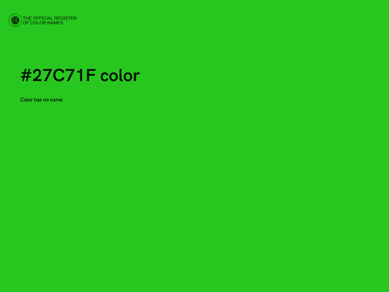 #27C71F color image