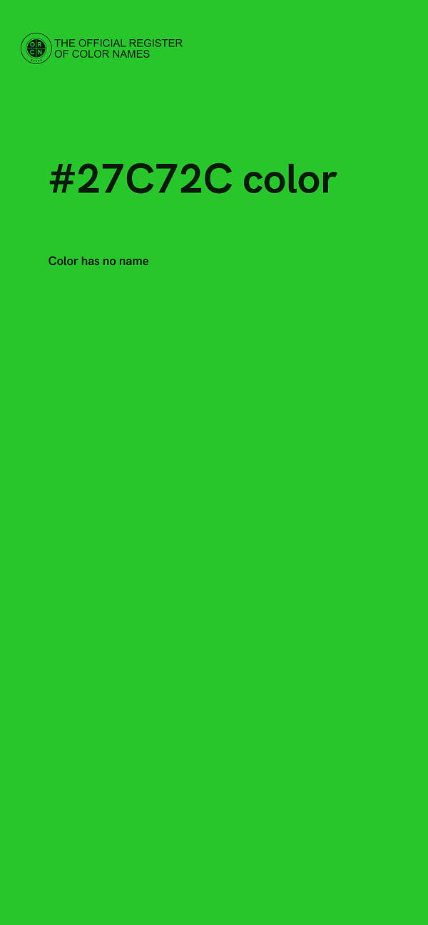 #27C72C color image