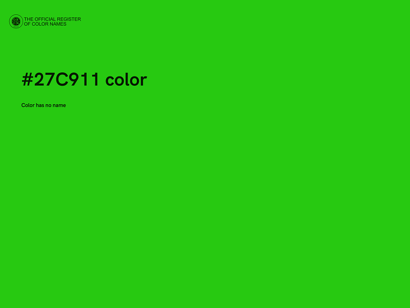 #27C911 color image